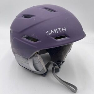 SMITH Mirage Aerocore Snow Helmet Women Medium Purple Matte Koroyd Ski Snowboard